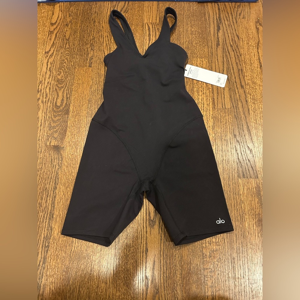 ALO Yoga Black Airbrush Real Onesie